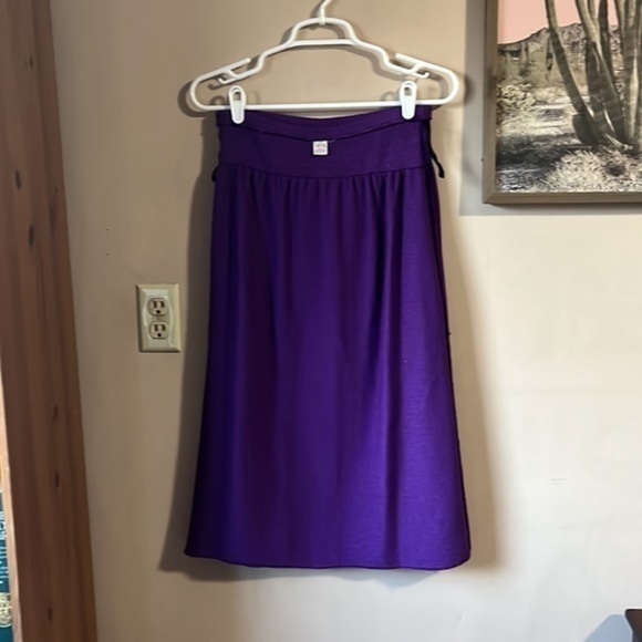 ❤️FINAL SALE❤️ Vintage/Retro USA Union-Made Royal Purple Knit Stretch Skirt - Picture 7 of 8
